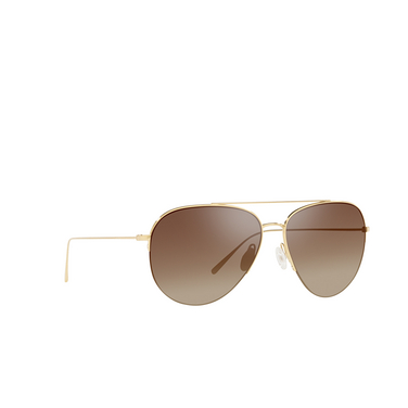 Oliver Peoples CLEAMONS Sunglasses 5292Q1 gold - three-quarters view