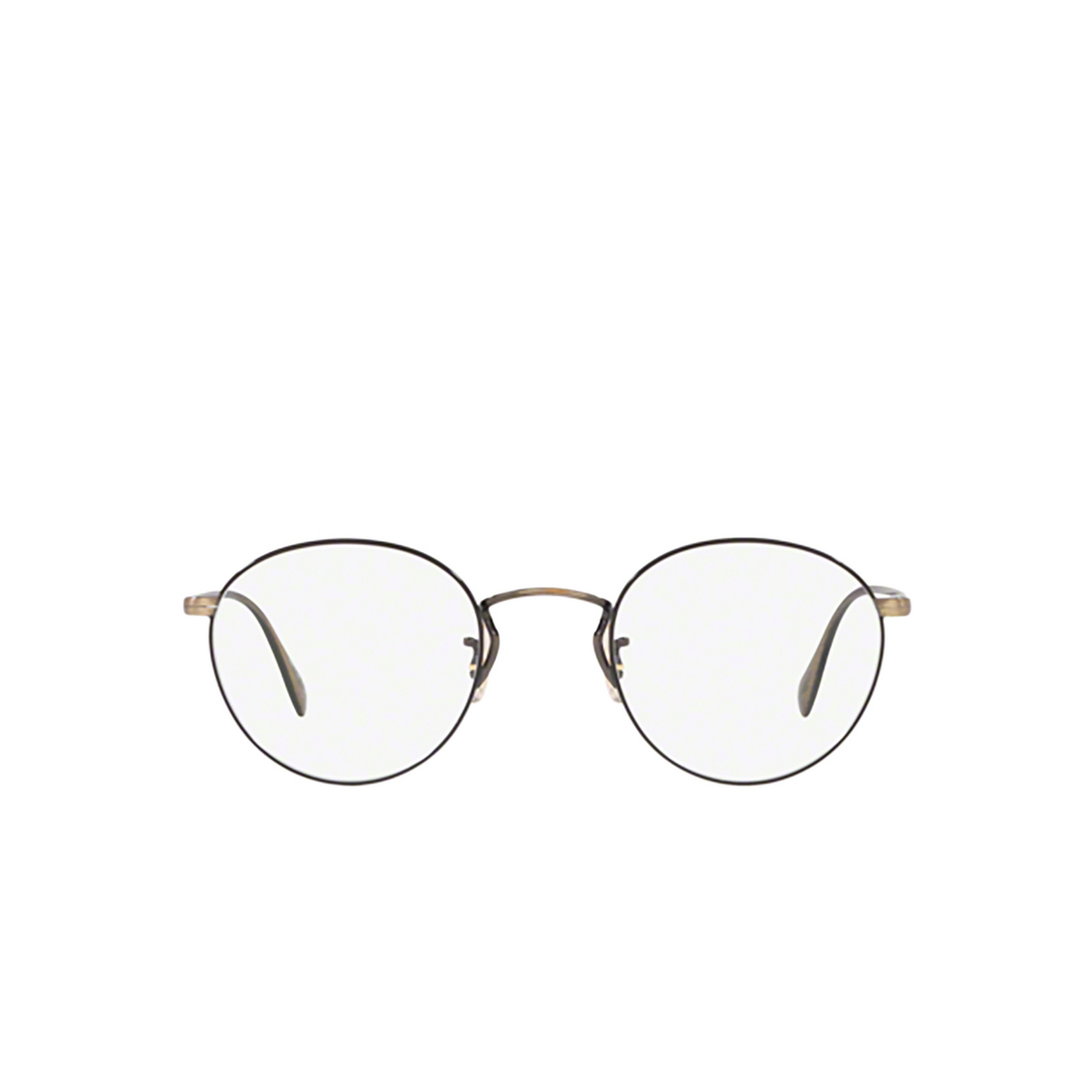 Oliver Peoples COLERIDGE Eyeglasses 5296 New Antique Gold / Black - front view