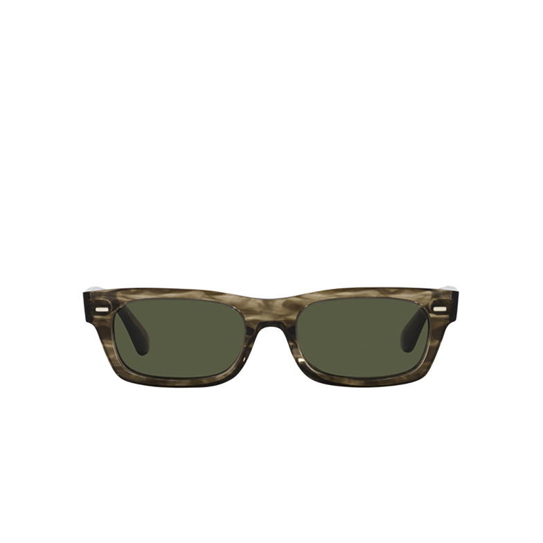 Oliver Peoples DAVRI Sunglasses 173552 soft olive bark - 1/4