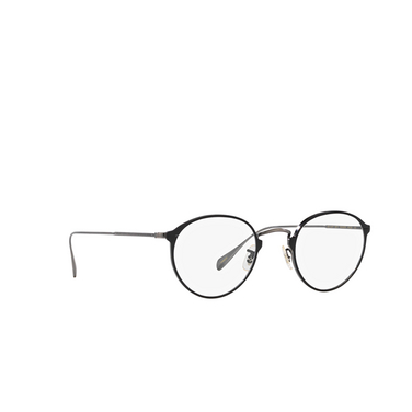 Oliver Peoples DAWSON Eyeglasses 5214 matte black / pewter - three-quarters view