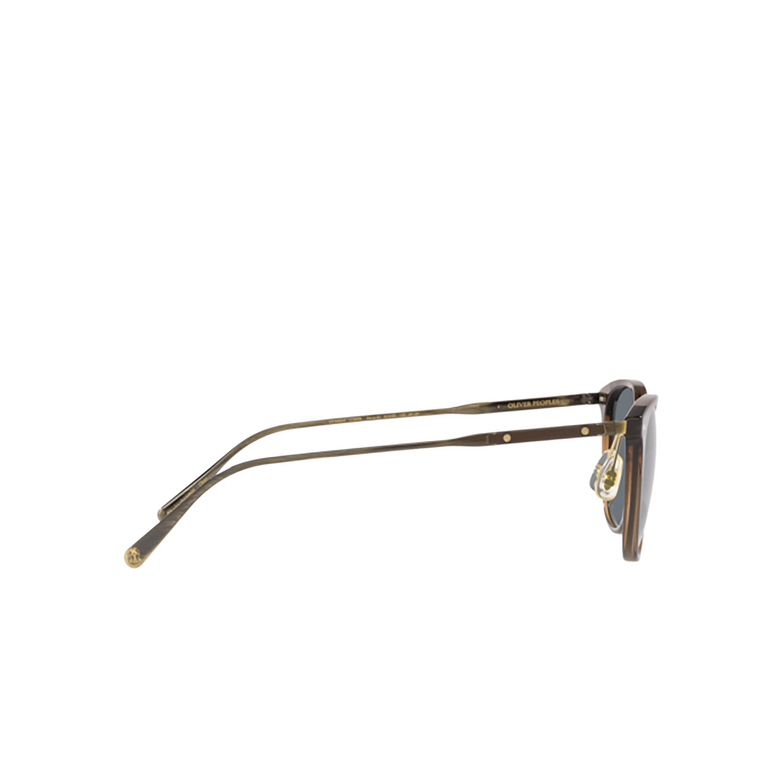 Oliver Peoples GERARDO Sunglasses 1738R8 dark auburn / antique gold - 3/4