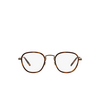 Oliver Peoples LILLETTO-R Eyeglasses 5284 antique gold / dark mahogany - product thumbnail 1/4