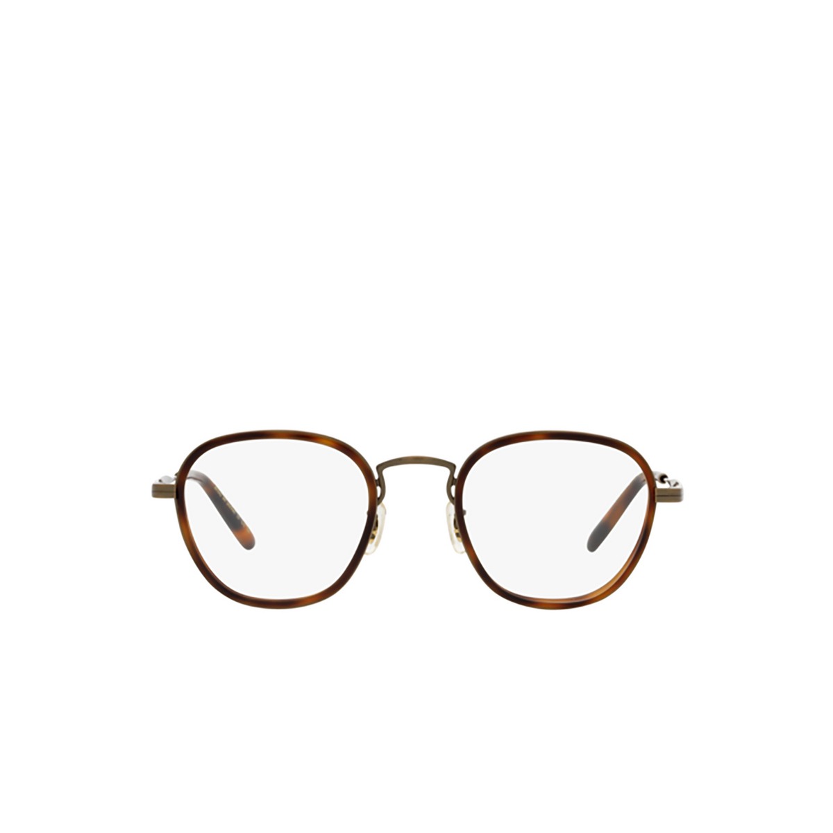 Oliver Peoples LILLETTO-R Eyeglasses 5284 Antique gold / Dark mahogany - front view