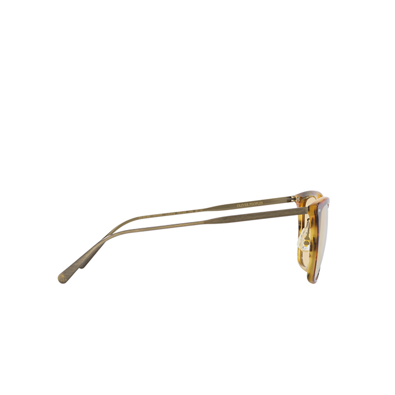 Oliver Peoples LUISELLA Sunglasses 1310M4 amaretto / striped honey / antique gold - 3/4
