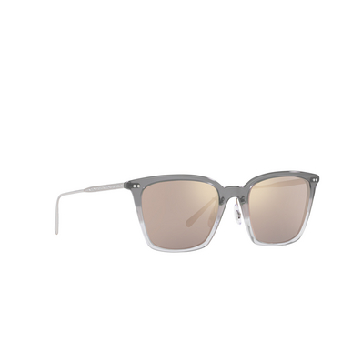 Oliver Peoples LUISELLA Sunglasses 14365D vintage grey fade / silver - three-quarters view