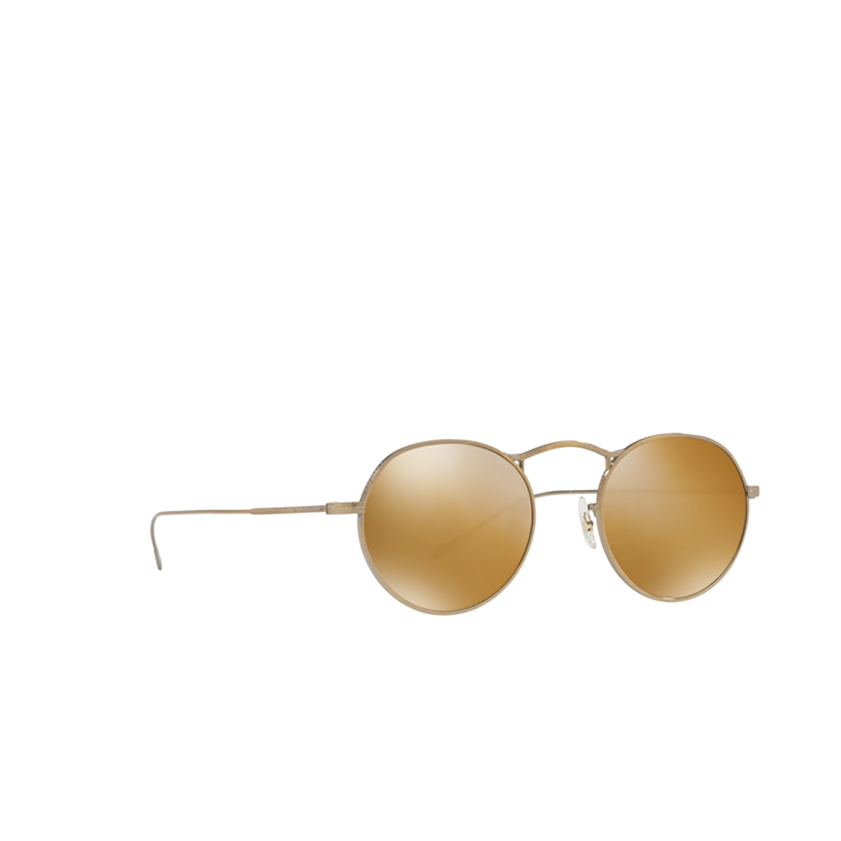 Oliver Peoples M-4 30TH Sunglasses 5039W4 Antique Gold - three-quarters view