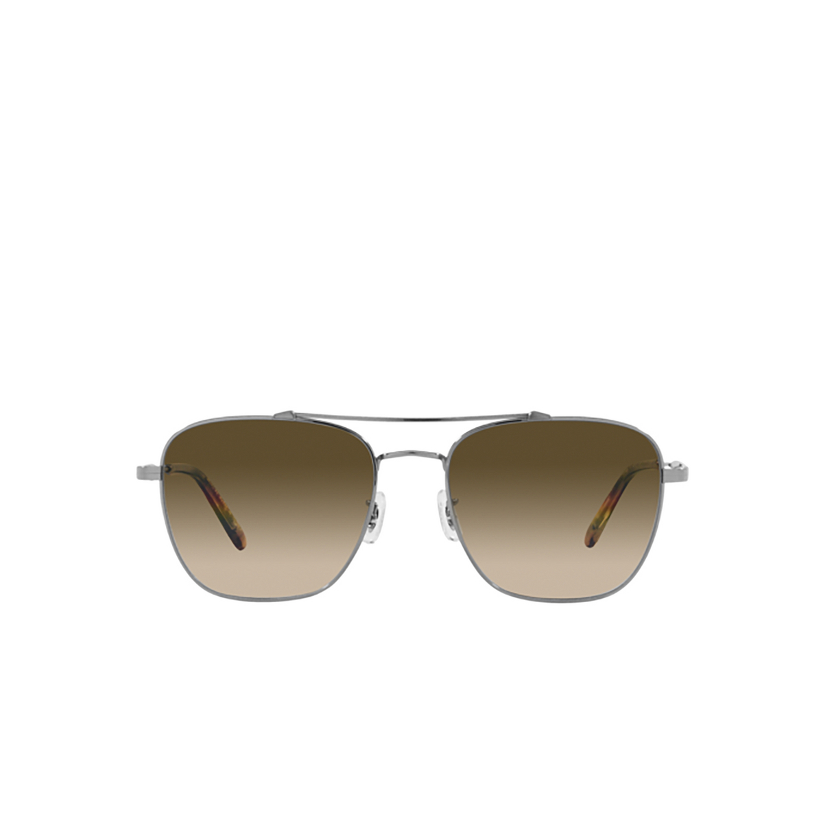 Oliver Peoples MARSAN Sunglasses 525485 Brushed Silver - front view