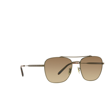 Lunettes de soleil Oliver Peoples MARSAN 5284q4 antique gold - Vue trois quarts