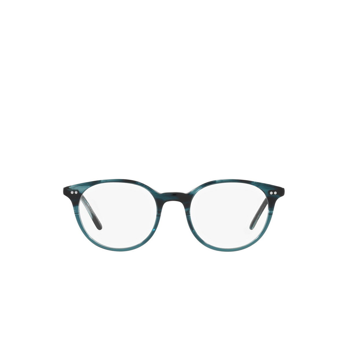 Oliver Peoples MIKETT Eyeglasses 1672 Teal Vsb - front view