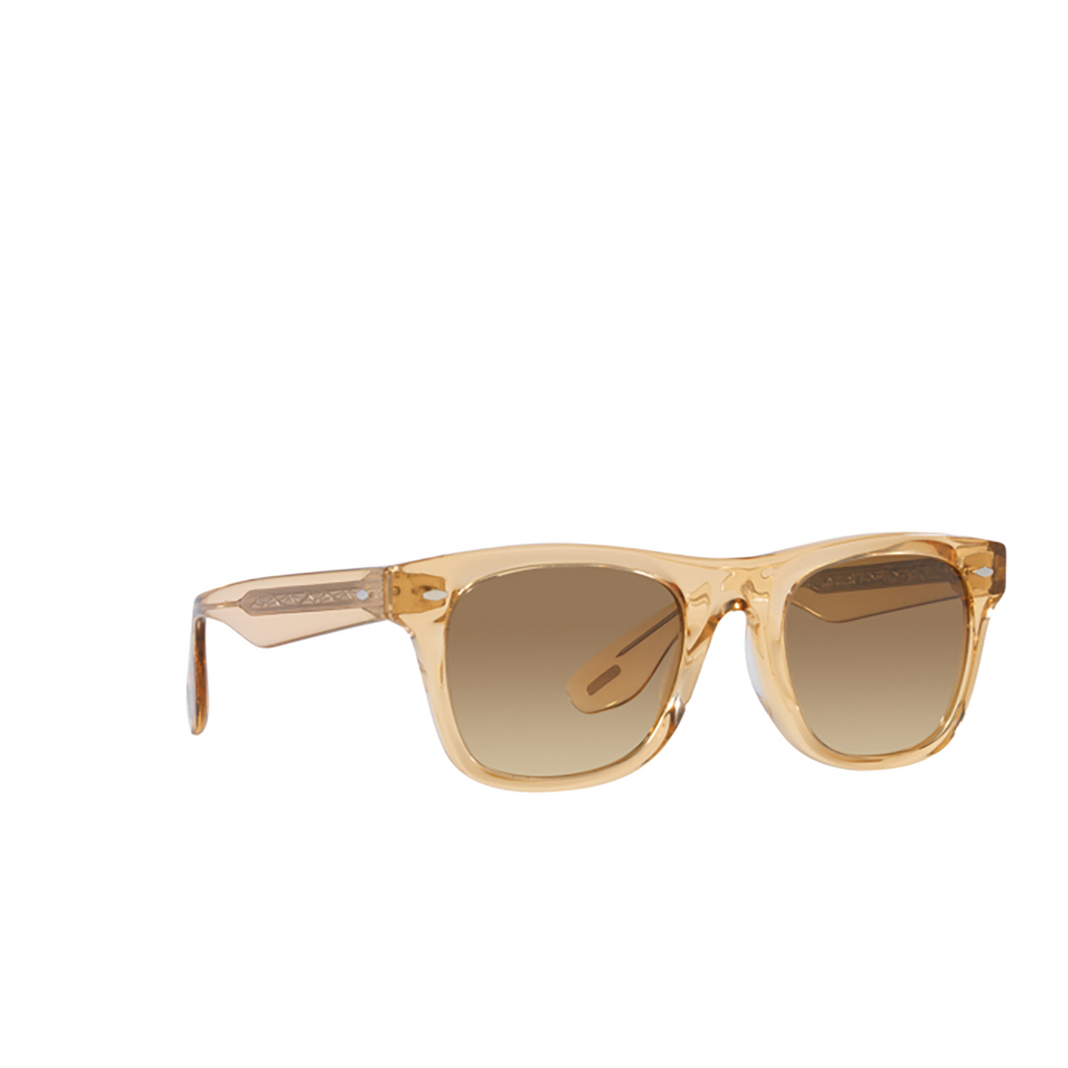 Oliver Peoples MISTER BRUNELLO Sunglasses 1765Q4 Champagne - three-quarters view