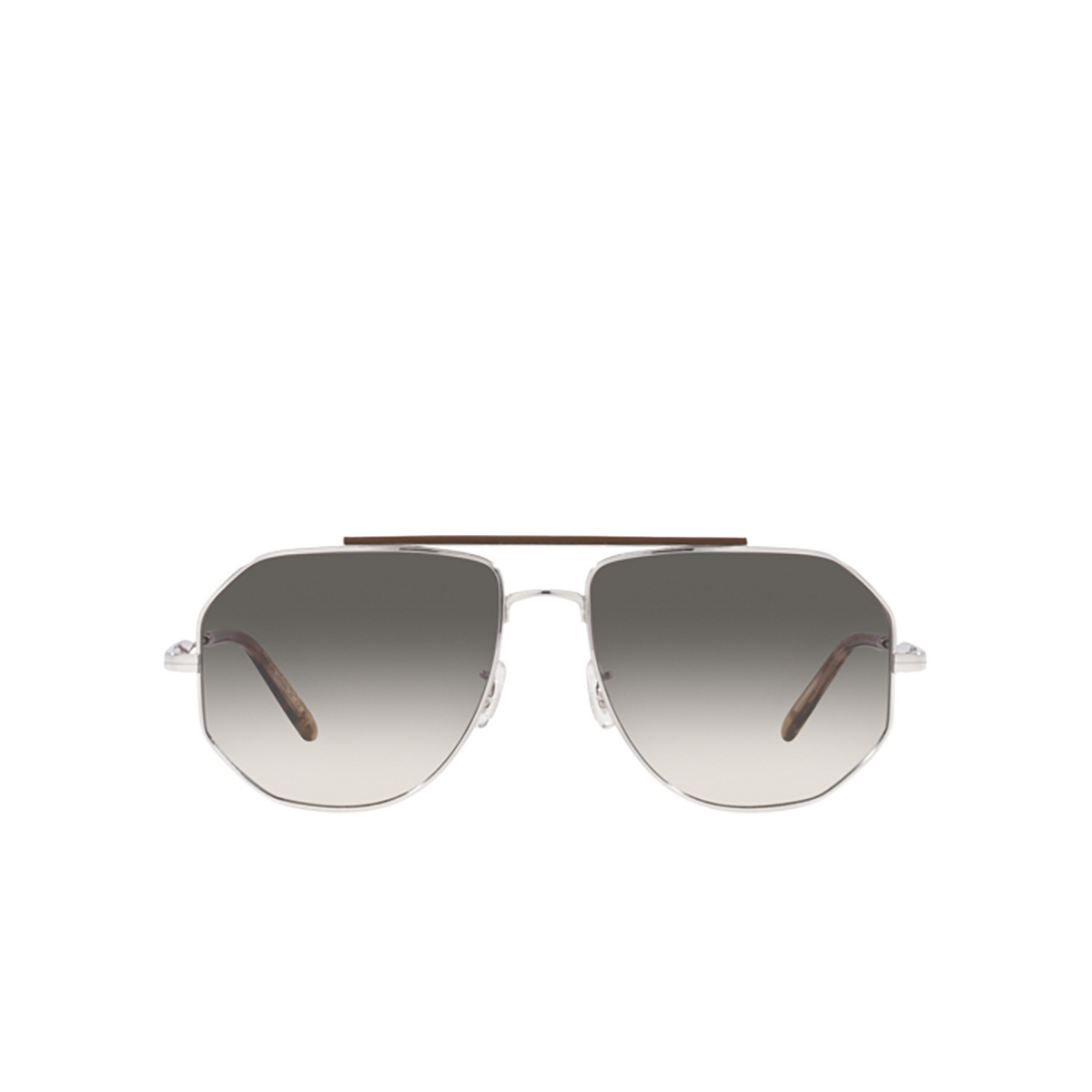 Oliver Peoples MORALDO Sunglasses 503611 Silver - front view