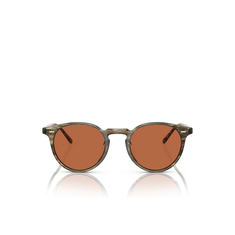 Oliver Peoples N.02 Sunglasses 173553 soft olive bark - 1/4