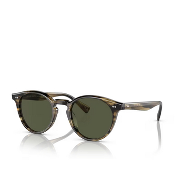 Oliver Peoples ROMARE Sunglasses 179152 olive smoke - three-quarters view