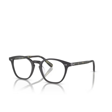 Oliver Peoples RONNE Eyeglasses 1627 semi-matte black / vintage dtbk - three-quarters view