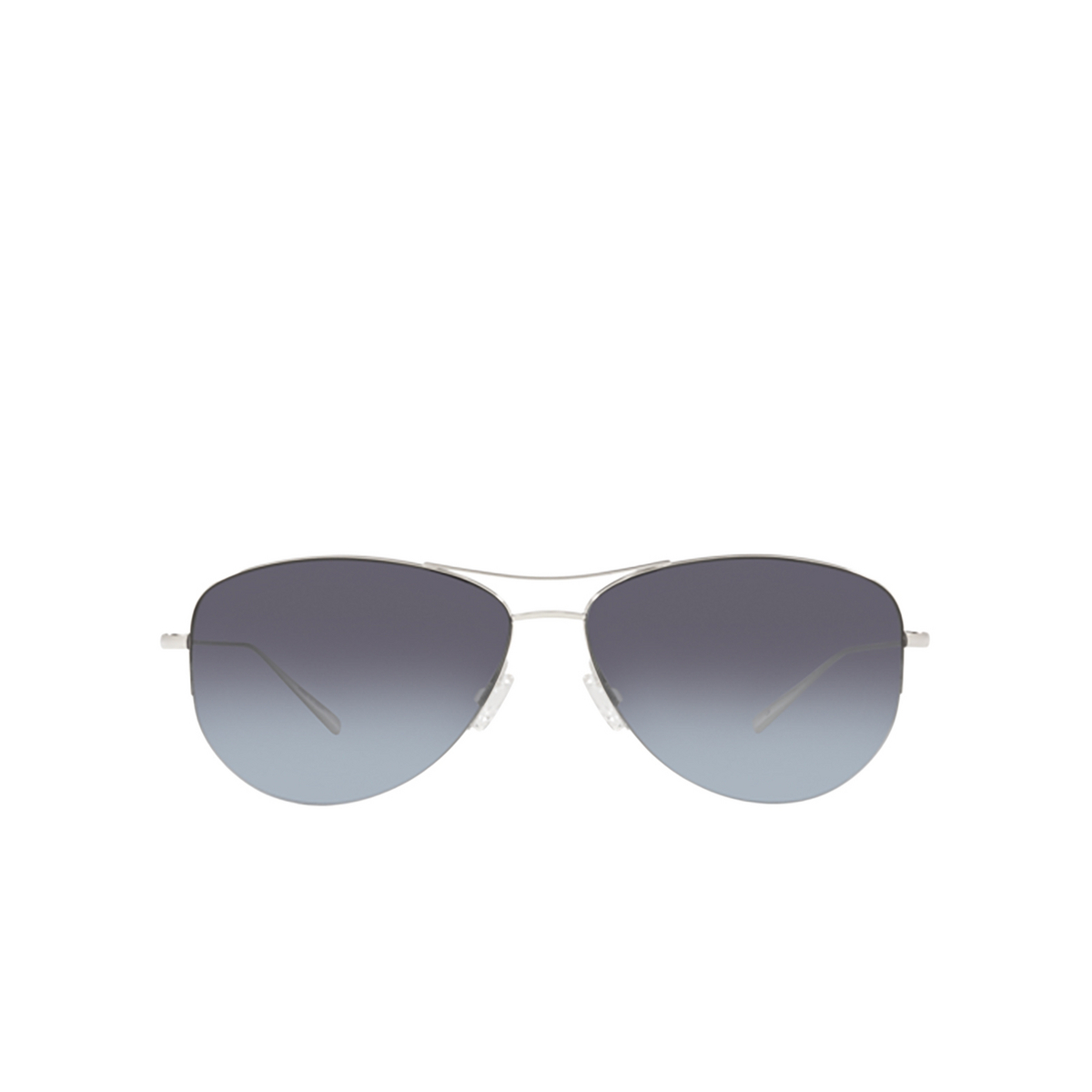 Oliver Peoples STRUMMER Sunglasses S Silver - front view
