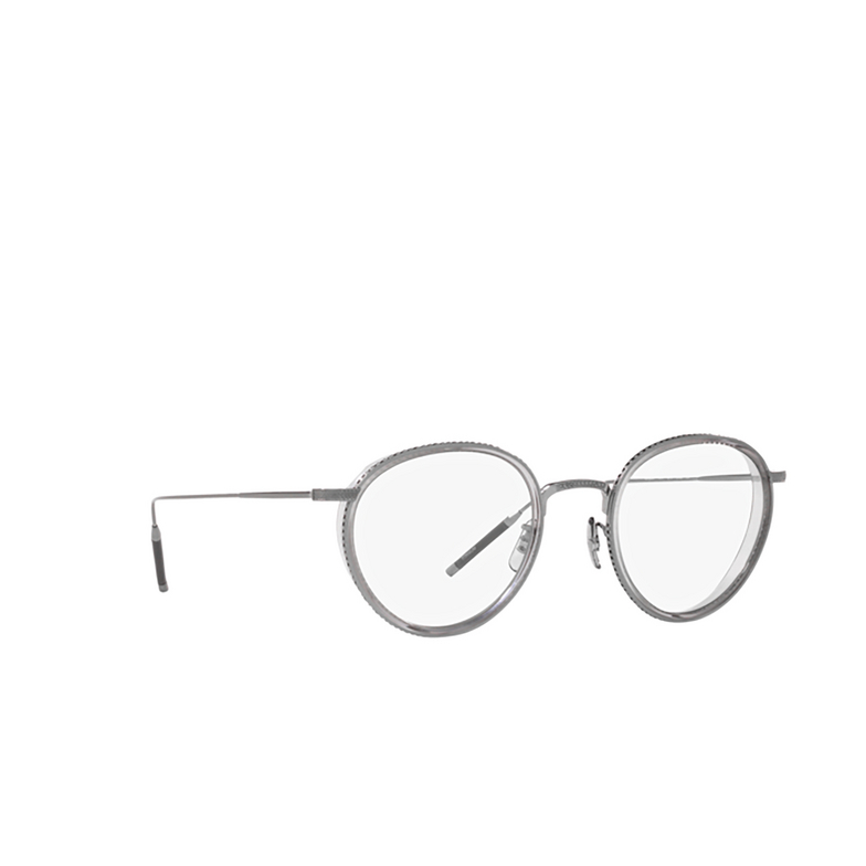 Oliver Peoples TK-8 Eyeglasses 5254 silver / workman grey - 2/4