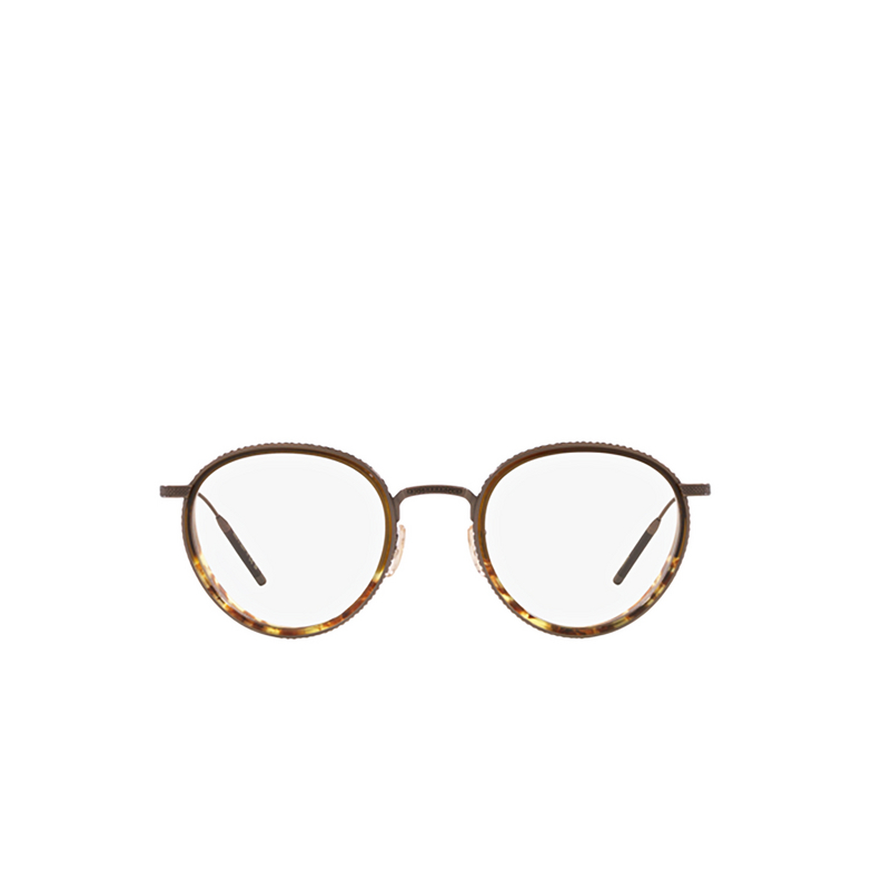Oliver Peoples TK-8 Eyeglasses 5284 antique gold / espresso / 382 gradient - 1/4