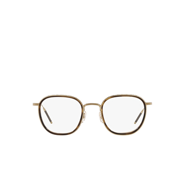 Oliver Peoples TK-9 Eyeglasses 5129 gold / tuscany tortoise - front view