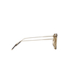 Oliver Peoples TK-9 Eyeglasses 5129 gold / tuscany tortoise - product thumbnail 3/4