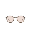 Oliver Peoples TK-9 Eyeglasses 5284 antique gold / espresso / 382 gradient - product thumbnail 1/4