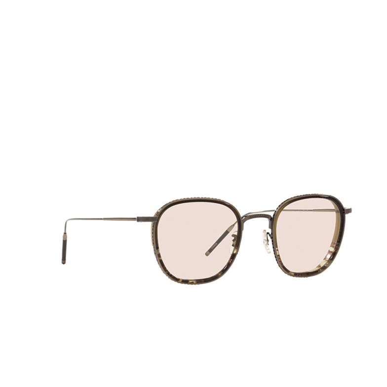 Oliver Peoples TK-9 Eyeglasses 5284 antique gold / espresso / 382 gradient - 2/4