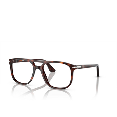 Persol GRETA Eyeglasses 24 havana - three-quarters view