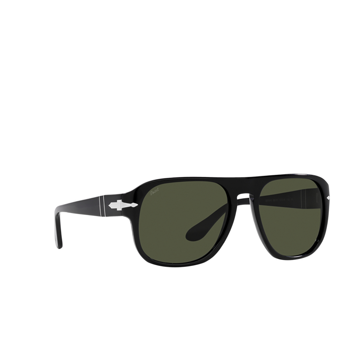 Persol JEAN Sunglasses 95/31 Black - three-quarters view