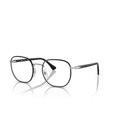 Lunettes de vue Persol PO1014VJ 1125 silver / black - Vue trois quarts