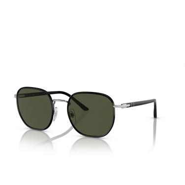 Persol PO1015SJ Sunglasses 112531 silver / black - three-quarters view