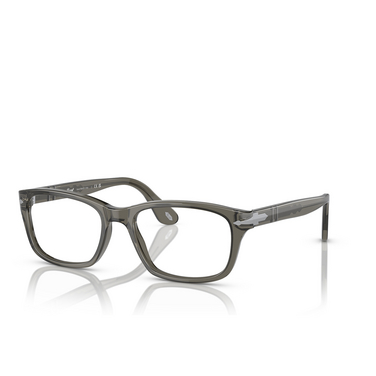 Persol PO3012V Eyeglasses 1103 taupe grey transparent - three-quarters view