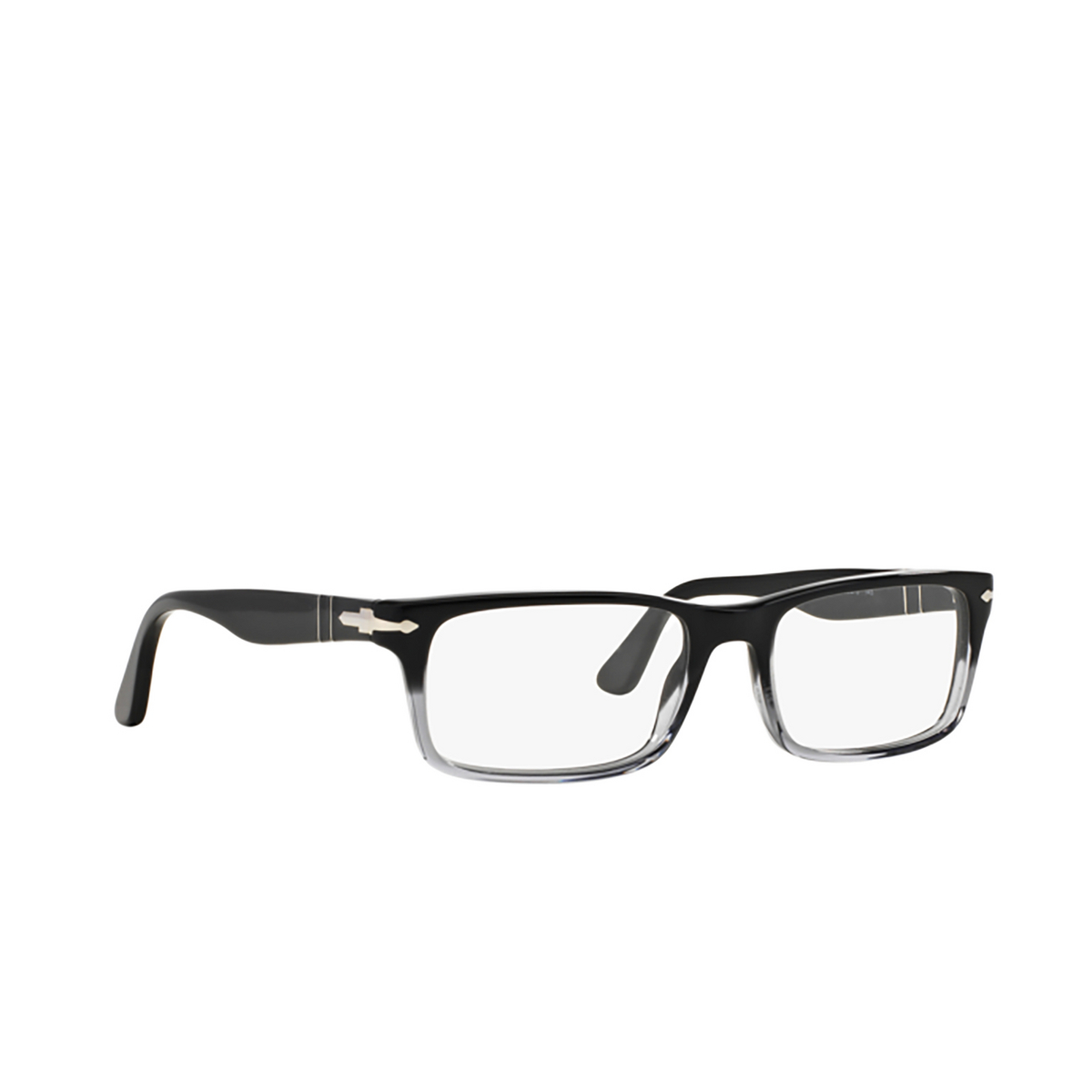 Persol PO3050V Eyeglasses 966 Black gradient - three-quarters view