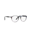 Persol PO3092V Eyeglasses 9068 striped blue - product thumbnail 2/4
