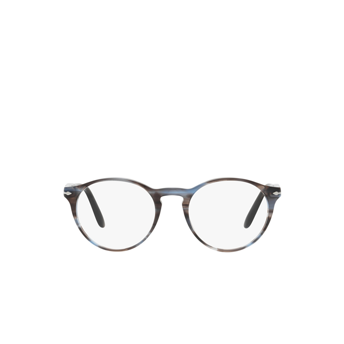 Persol PO3092V Eyeglasses 9068 Striped Blue - front view