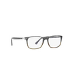 Persol PO3189V Eyeglasses 1012 grey striped green gradient - product thumbnail 2/4