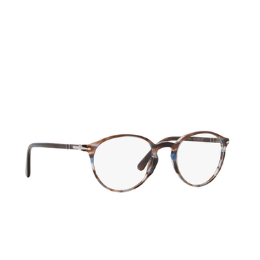 Persol PO3218V Eyeglasses 1155 striped blue - three-quarters view