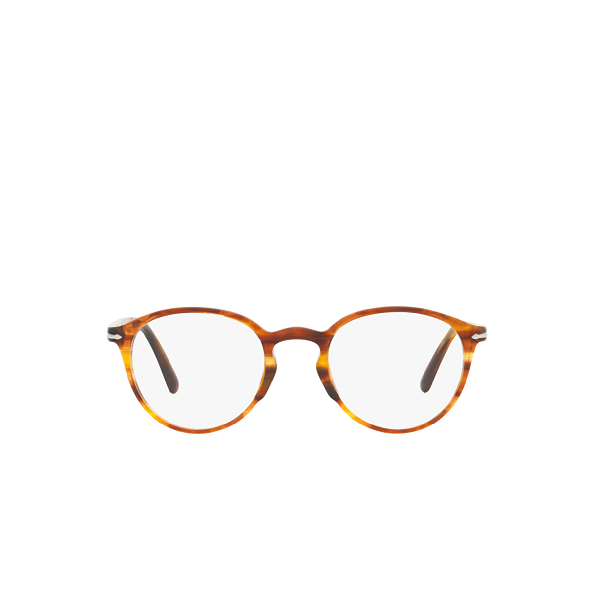 Persol PO3218V Eyeglasses 1157 Striped Brown - front view
