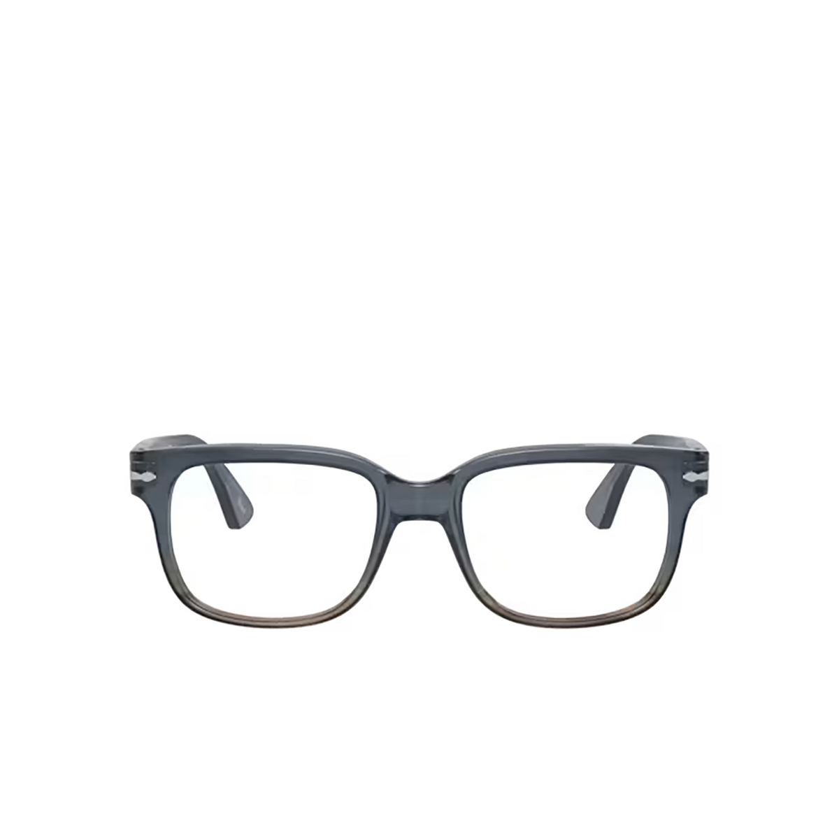 Persol PO3252V Eyeglasses 1012 Grey Striped Green Gradient - front view