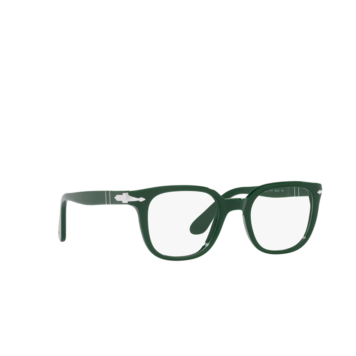 Persol PO3263V Eyeglasses 1171 Solid green - three-quarters view