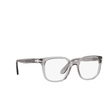 Persol PO3263V Eyeglasses 309 transparent grey - three-quarters view