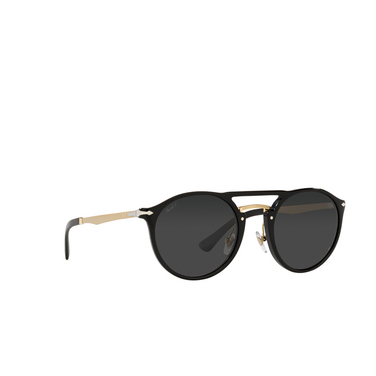 Persol PO3264S Sunglasses 95/48 black / gold - three-quarters view
