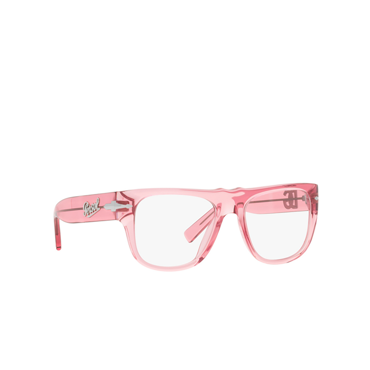 Persol PO3295V Eyeglasses 1166 Transparent pink - three-quarters view