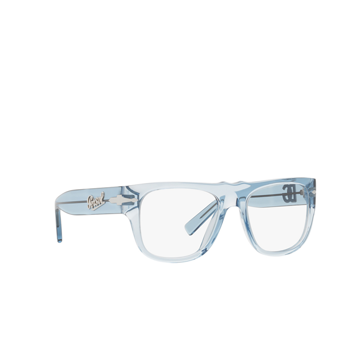 Persol PO3295V Eyeglasses 1167 Transparent azure - three-quarters view