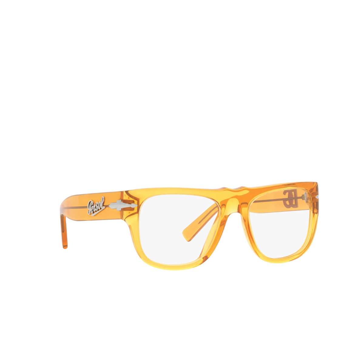 Persol PO3295V Eyeglasses 1168 Transparent orange - three-quarters view