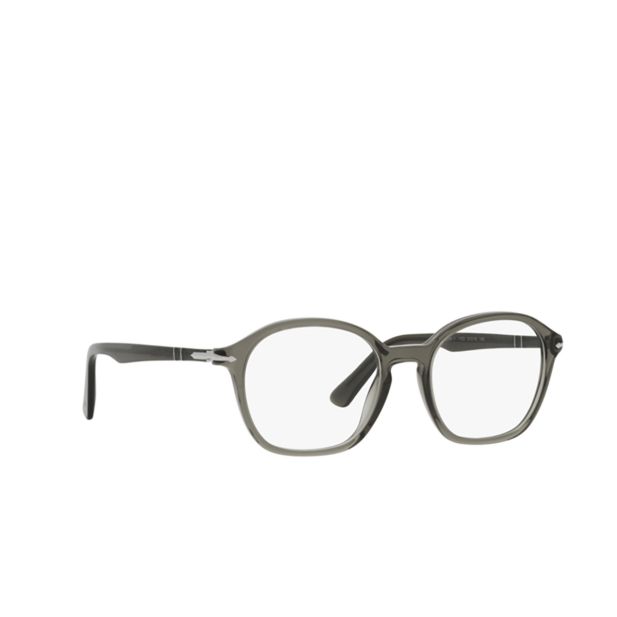 Persol PO3296V Eyeglasses 1103 Opal Smoke - three-quarters view