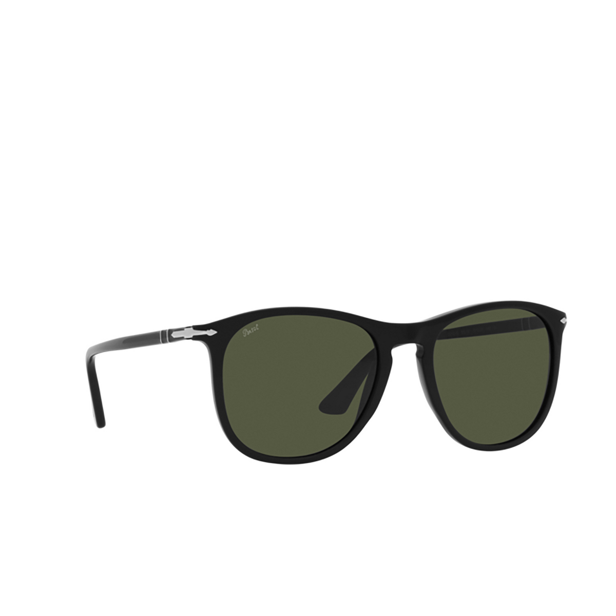 Persol PO3314S Sunglasses 95/31 Black - three-quarters view