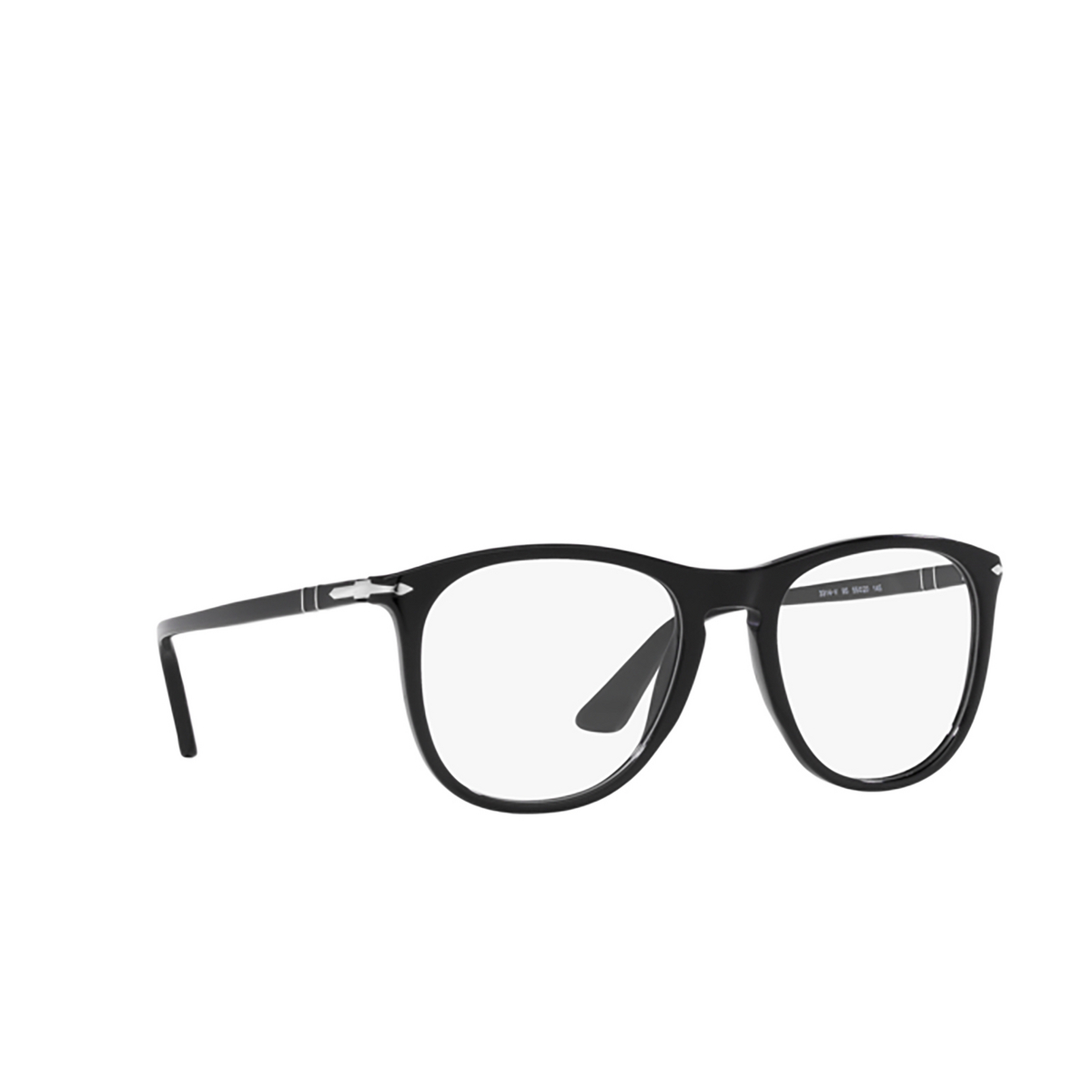 Persol PO3314V Eyeglasses 95 Black - three-quarters view