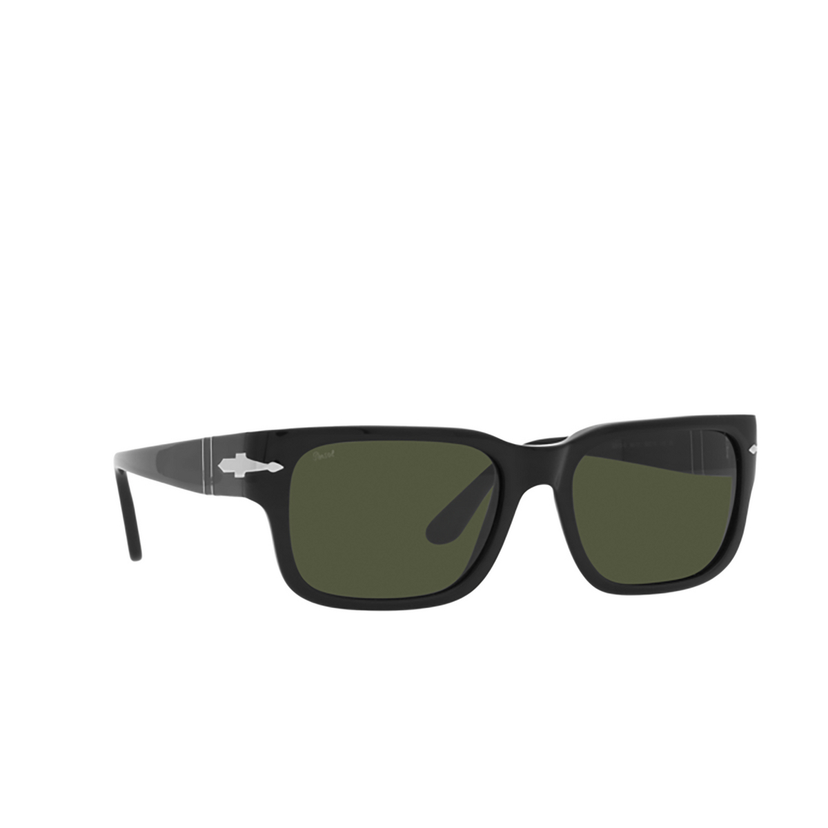 Persol PO3315S Sunglasses 95/31 Black - three-quarters view