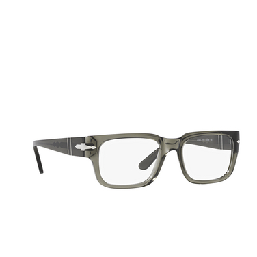 Persol PO3315V Eyeglasses 1103 transparent taupe gray - three-quarters view
