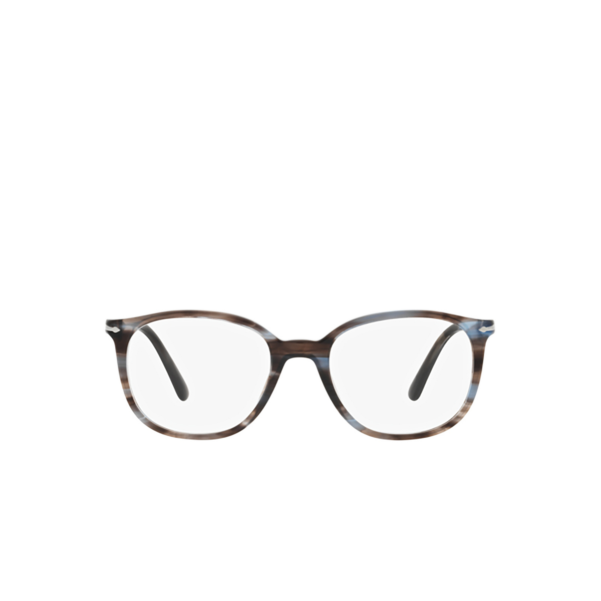 Persol PO3317V Eyeglasses 1155 Striped Blue - front view