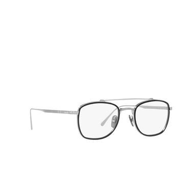 Persol PO5005VT Korrektionsbrillen 8006 silver / black - Dreiviertelansicht